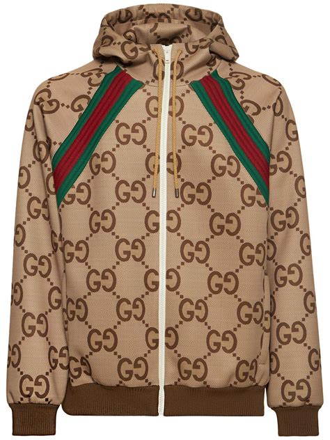 gucci zip up sweatshirt|Farfetch Gucci hoodie.